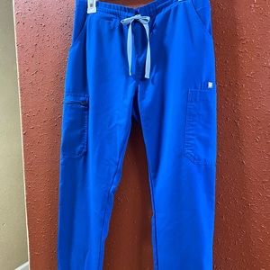 Figs Yola Skinny Scrub Pants - Royal Blue - Size Medium